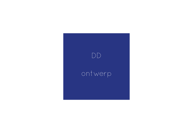 Naamkaart uniek DD ontwerp